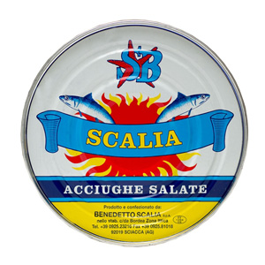 Salt-Packed Anchovies from Scalia