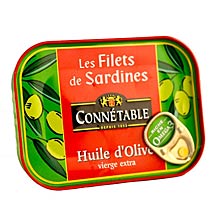 Connetable French Sardines in Olive Oil