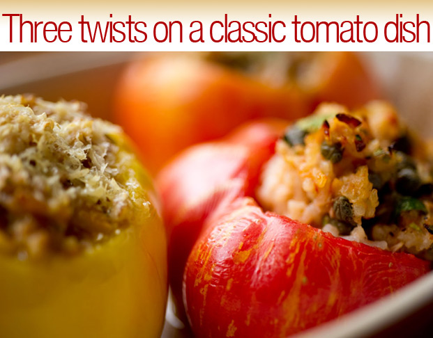 Three twists on a classic tomato dish