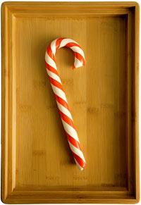 Candy Canes... filled with chocolate